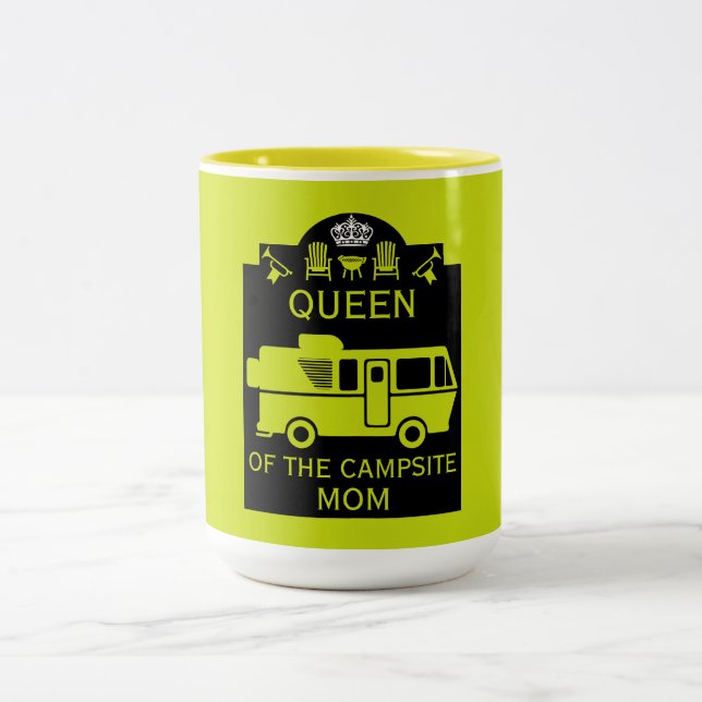Taza Bicolor Reina Del Campamento (Centro)