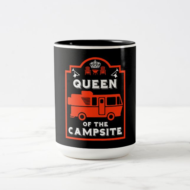 Taza Bicolor Reina Del Campamento (Centro)