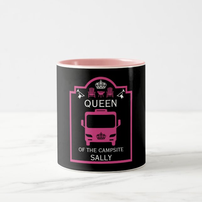 Taza Bicolor Reina Del Campamento (Centro)