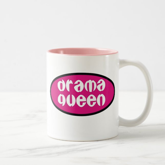 Taza Bicolor Reina del drama (Derecha)