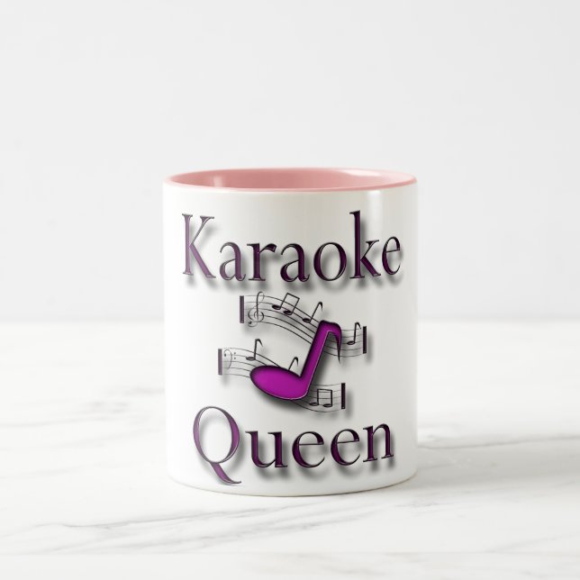 Taza Bicolor Reina del Karaoke (Centro)