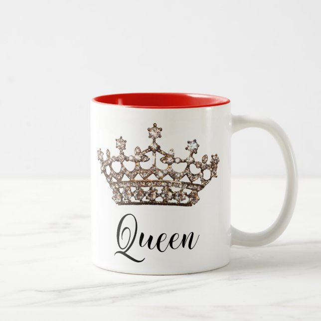 Taza Bicolor "Reina Tiara Mug" (Derecha)