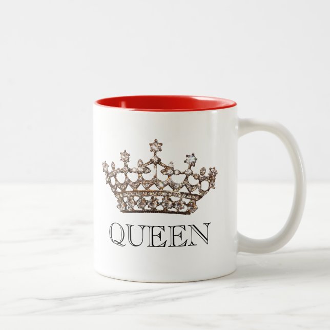 Taza Bicolor "Reina Tiara Mug" (Derecha)