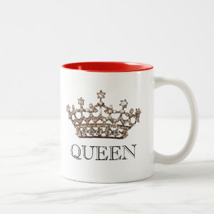 Taza Bicolor "Reina Tiara Mug"