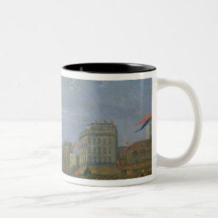 Taza Bicolor Reina Victoria que llega el Gare de l'Est