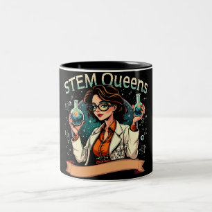Taza Bicolor Reinas STEM