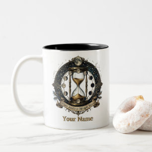 Taza Bicolor Reloj de arena de la medianoche del solsticio de i