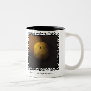 Taza Bicolor rembrandt happy face mug