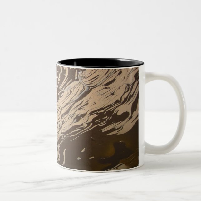 Taza Bicolor "Remolino de Yin Yang " (Derecha)