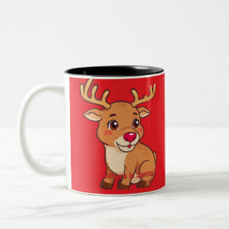 Taza Bicolor Reno bebé