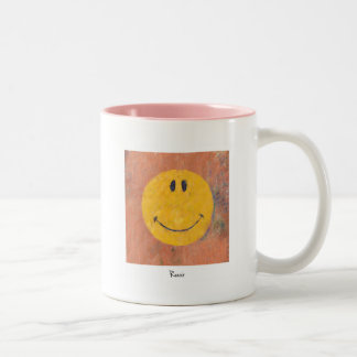 Taza Bicolor renoir happy face mug