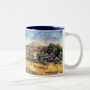 Taza Bicolor Renoir: Soporte Sainte-Victoire