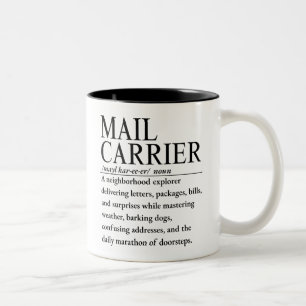 Taza Bicolor Repartidor de correo
