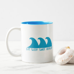 Taza Bicolor Repetir el sueño de descanso