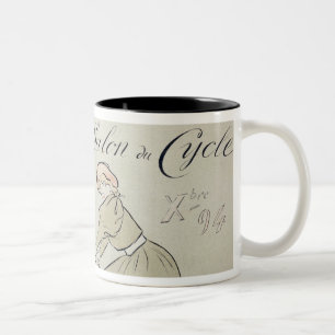 Taza Bicolor Reproducción de una publicidad de poster el 'sal