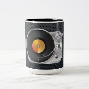 Taza Bicolor Reproductor de música de DJ