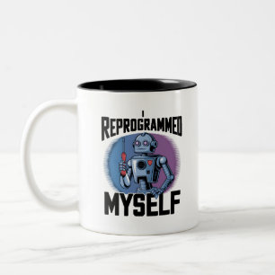Taza Bicolor Reprogramé mi arte digital2
