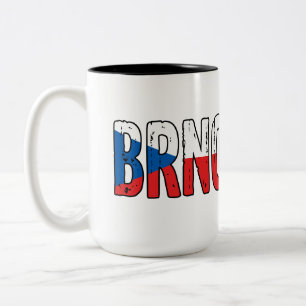 Taza Bicolor República Checa de Brno