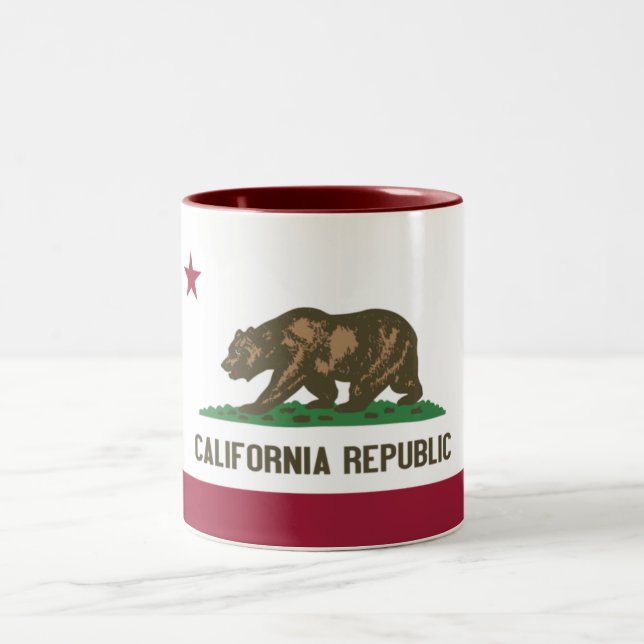 Taza Bicolor República de California