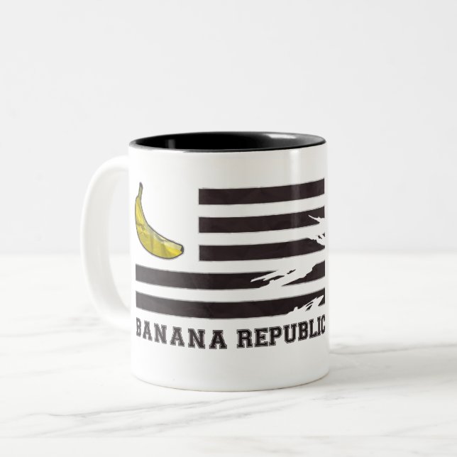 Taza Bicolor république bananière (Anverso izquierdo)