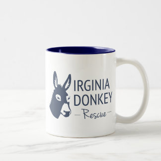 Taza Bicolor Rescate del burro de Virginia