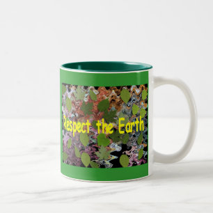 Taza Bicolor Respete la tierra