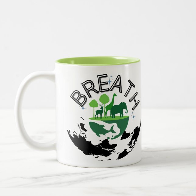 Taza Bicolor Respiración (Izquierda)