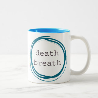 Taza Bicolor Respiración de la muerte divertida