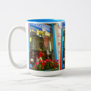 Taza Bicolor Restaurante de arquitectura francesa Cityscape Str