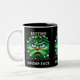 Taza Bicolor Resto de cara de Grump