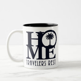 Taza Bicolor Resto de viajeros de casa 11oz