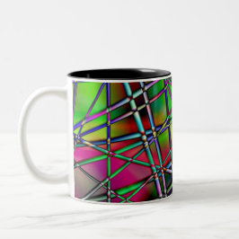 Taza Bicolor Resumen colorido