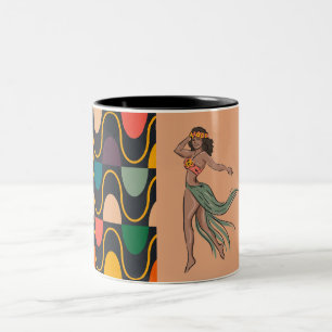 Taza Bicolor Resumen Dance Mug