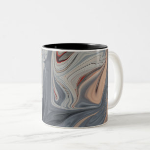 Taza Bicolor Resumen de arte en la pared Mejor arte moderno y
