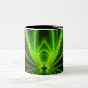 Taza Bicolor Resumen de Begonia Leaf