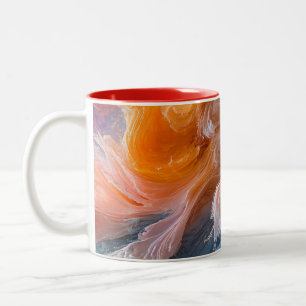 Taza Bicolor Resumen de los movimientos coloridos