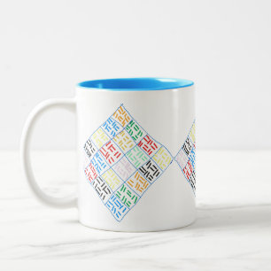 Taza Bicolor Resumen De M_Mug