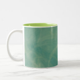 Taza Bicolor resumen de mármol verde