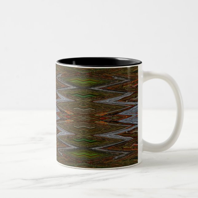 Taza Bicolor Resumen de Zig Zag (Derecha)