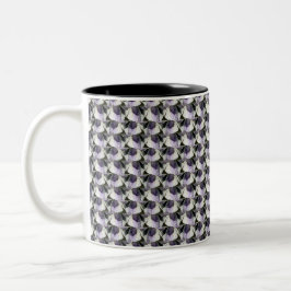 Taza Bicolor Resumen del patrón digital 1222 - Café Mug