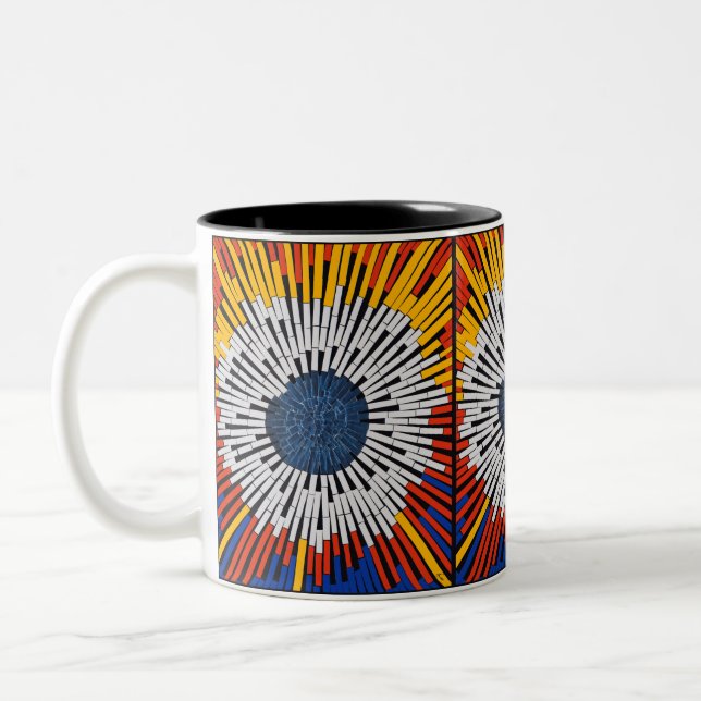 Taza Bicolor Resumen en cinta: arranque (Izquierda)