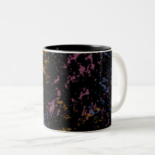 Taza Bicolor Resumen Patrón desigual