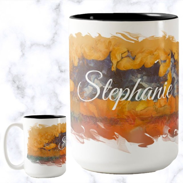 Taza Bicolor Resumen Sunset 0612 (Subido por el creador)