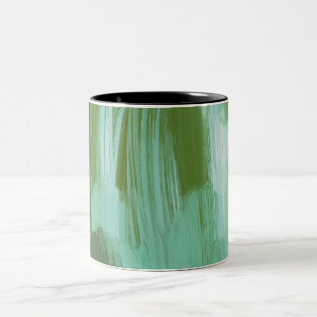Taza Bicolor Resumen verde (Centro)