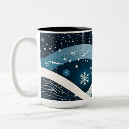 Taza Bicolor Resumen Winter Wonderland