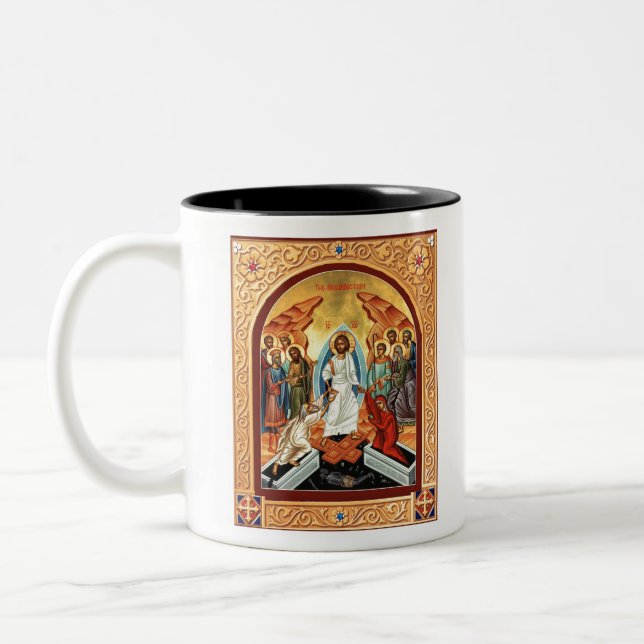 Taza Bicolor Resurrección de Pascua (Izquierda)