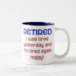 Taza Bicolor ¿Retirado o cansado?