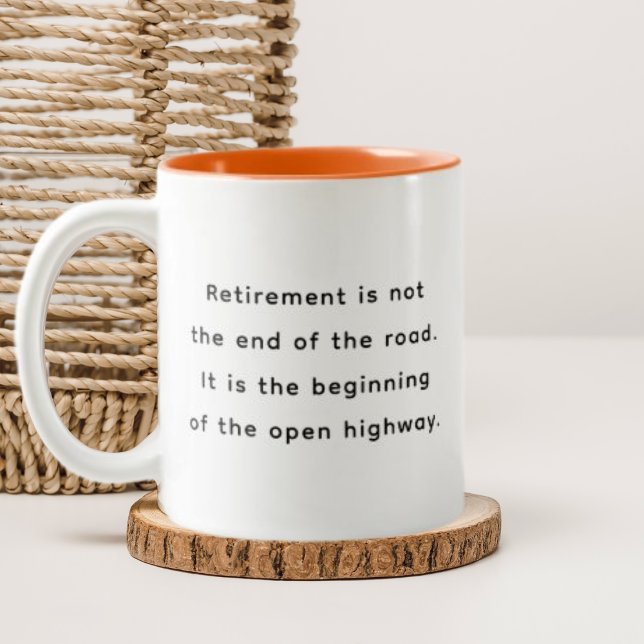 Taza Bicolor Retirement Funny & Inspirational Quotes Mug  (Subido por el creador)