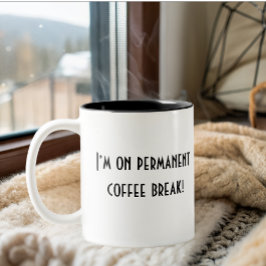 Taza Bicolor retiro simple y gracioso