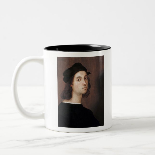 Taza Bicolor Retrato de Rafael Raffaello (Izquierda)